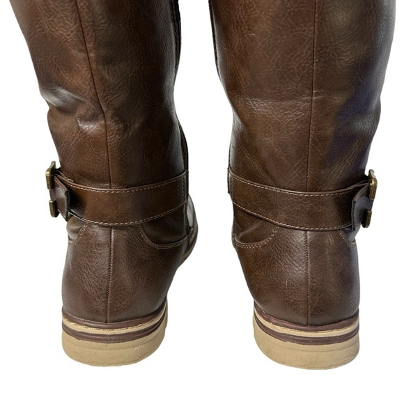 Cliffs by White Mountain Kesha Round Toe Brown Boots 10 - Picture 10 of 15